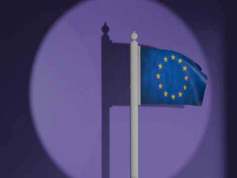 Avrupa Birliği Bayrağı 3D Model