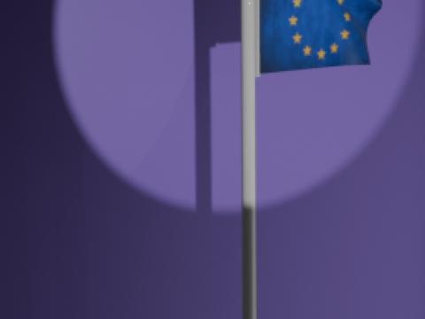 Flag of the European Union 3D मॉडल