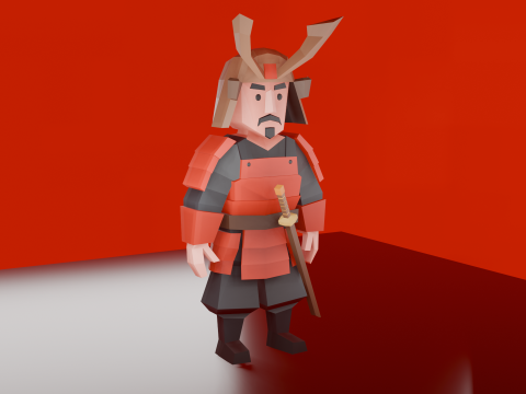Samurai Modello 3D