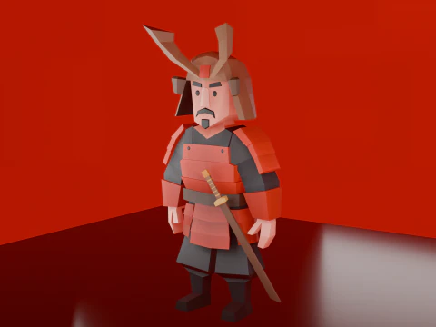Samurai 3D Model