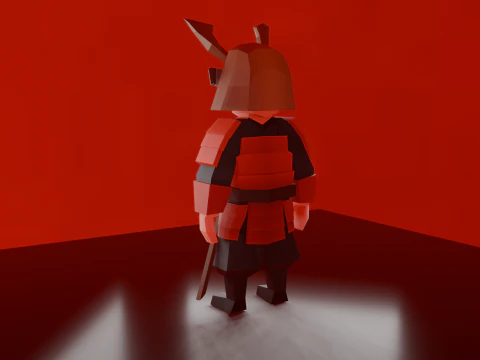 Samurai 3D Model