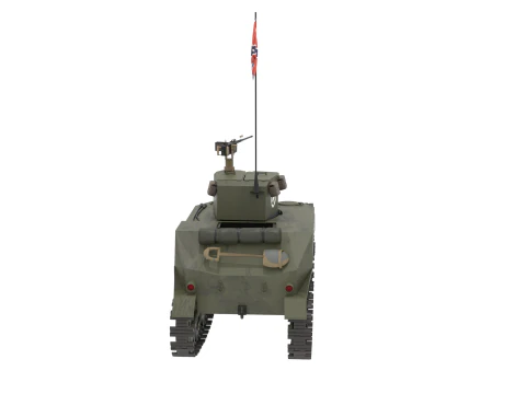 WW2 M3 Stuart Tank 3D Model
