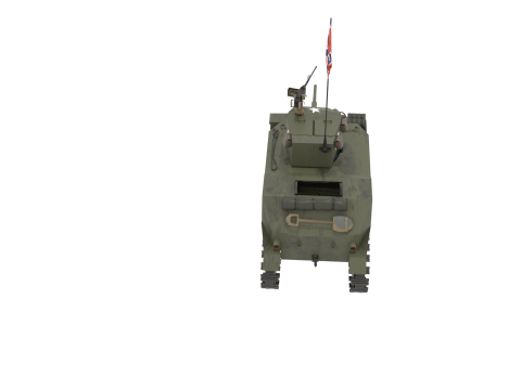 WW2 M3 Stuart Tank 3D 模型