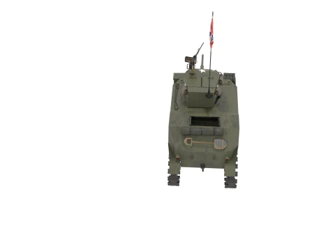 WW2 M3 Stuart Tank 3D Model