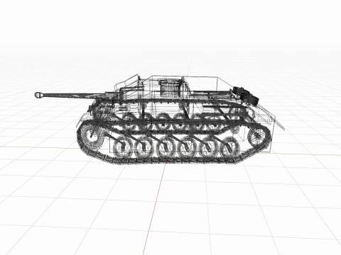 Sturmgeschtz III German Assualt Vehicle 3D Model