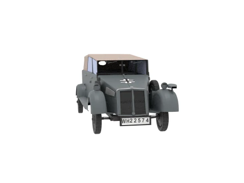 WW2 German Staff Car 3D Model