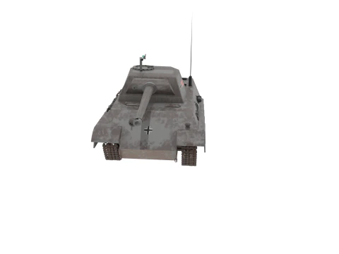 WW2 German Panther Tank Pzkw V 3D Model