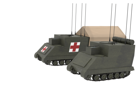 M577 Command Post Carrier 3D मॉडल