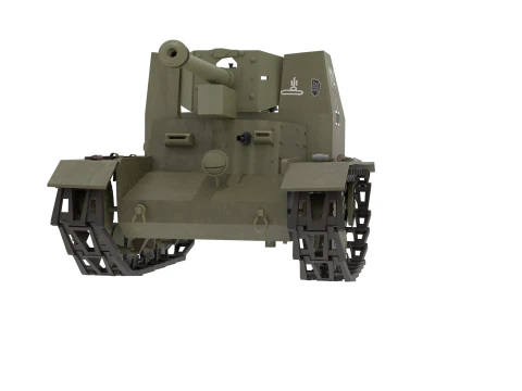 WW2 German Marder 2 3D Model