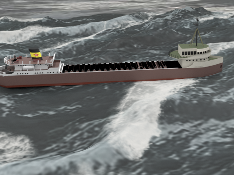 Edmund Fitzgerald Freighter Modelo 3D