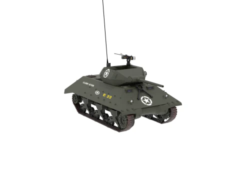 WW2 US M10 Tank Destroyer 3D Model