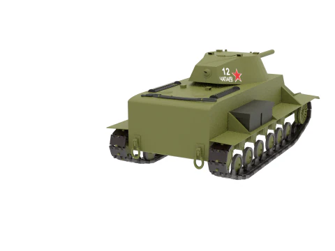 KV1 WW2 SOVIET TANK 3D Model