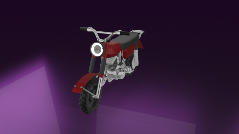 Minsk 125 3D Model .c4d .max .obj .3ds .fbx .stl .blend 