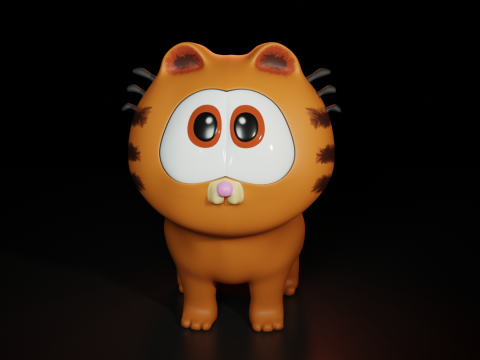 Little Garfield 3D 打印模型