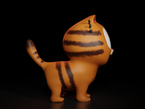 Little Garfield 3D 打印模型
