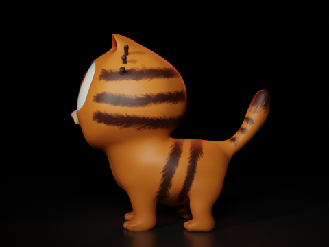 Little Garfield 3D 打印模型