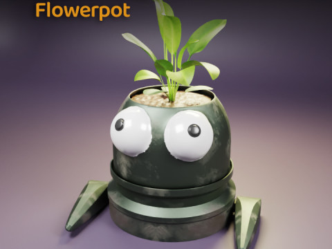 Flowerpot REPO Model do druku 3D