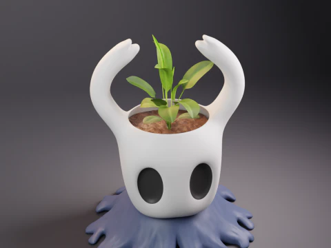 Hollow Knight Flowerpot 3D Print Model
