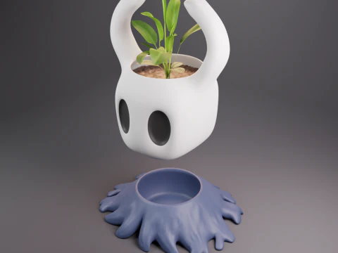 Hollow Knight Flowerpot 3D Print Model