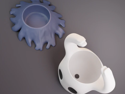 Hollow Knight Flowerpot 3D Print Model