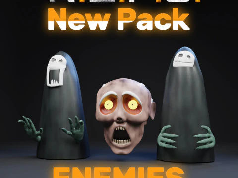 REPO Pack Character - Car - Assets - Enemies 3D Print Model