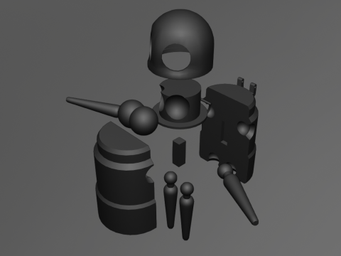 REPO Pack Character - Car - Assets - Enemies 3D प्रिंट मॉडल