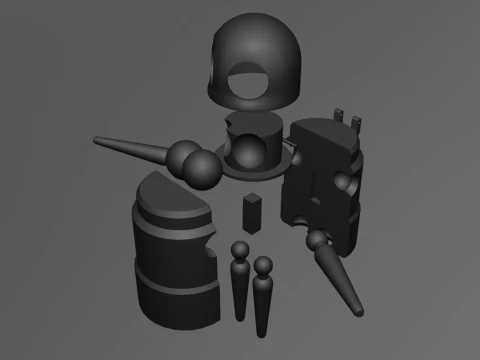 REPO Pack Character - Car - Assets - Enemies 3D Print Model