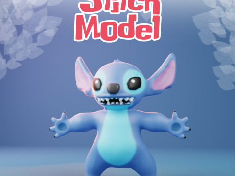 Stitch Pack Surfing - Keychains and more Modello di stampa 3D