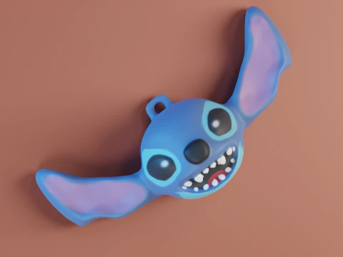Stitch Pack Surfing - Keychains and more 3D Print Model