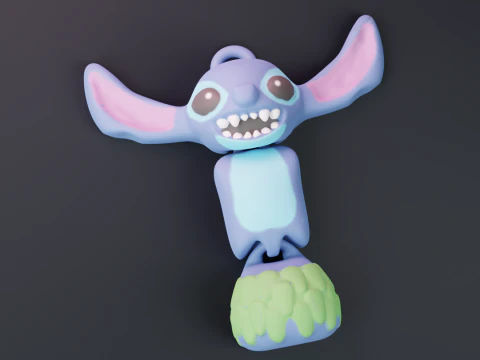 Stitch Pack Surfing - Keychains and more 3D Print Model