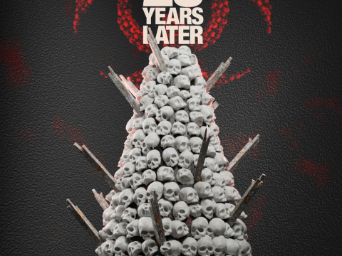 Mountain of Skulls 28 Years Later Keychains Modello di stampa 3D