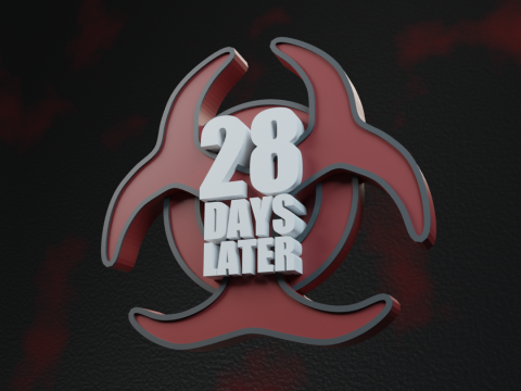 Mountain of Skulls 28 Years Later Keychains 3D 打印模型