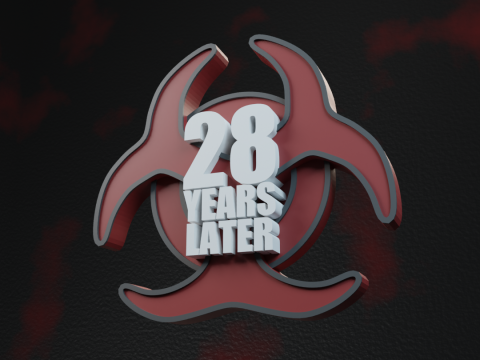 Mountain of Skulls 28 Years Later Keychains 3D 打印模型