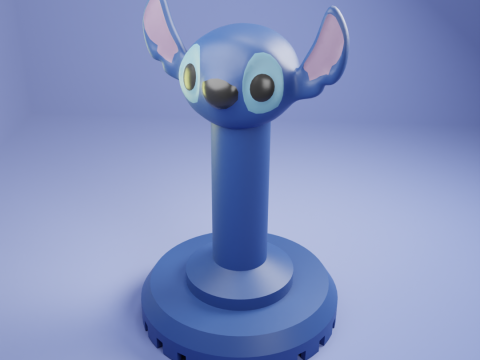 Stitch Ohana Stamp 3D Принт Модель