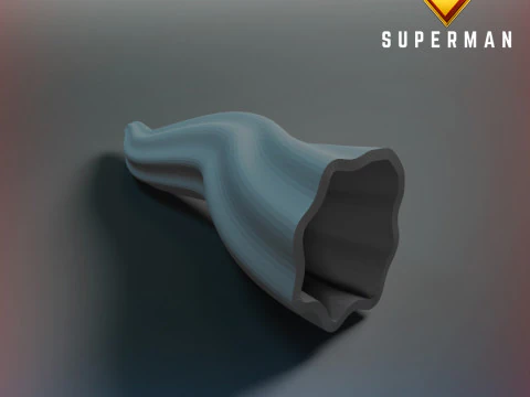 Superman Pack Promotional Box Jewelry Keychain Locket Ring Lock of Hair 3D Print Model