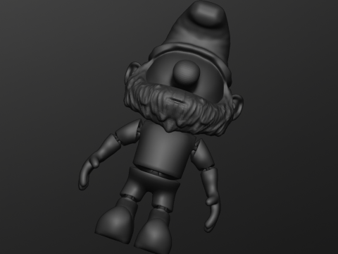 Smurfs KEN - Uncle Flexi Smurf Papa Smurfs brother 3D Print Model