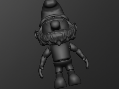 Smurfs KEN - Uncle Flexi Smurf Papa Smurfs brother 3D Print Model