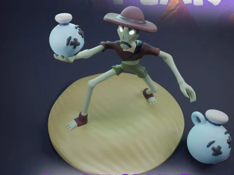 Scoutmaster Fanart PEAK GAME 3D Print Model