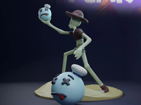 Scoutmaster Fanart PEAK GAME 3D Print Model