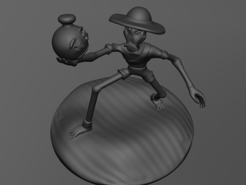 Scoutmaster Fanart PEAK GAME 3D Принт Модель