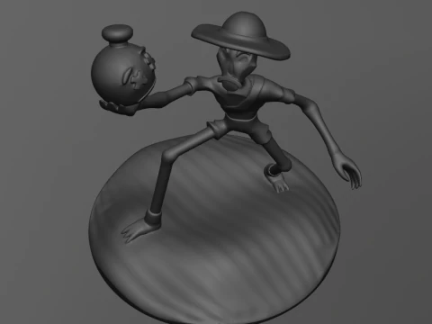 Scoutmaster Fanart PEAK GAME 3D Print Model
