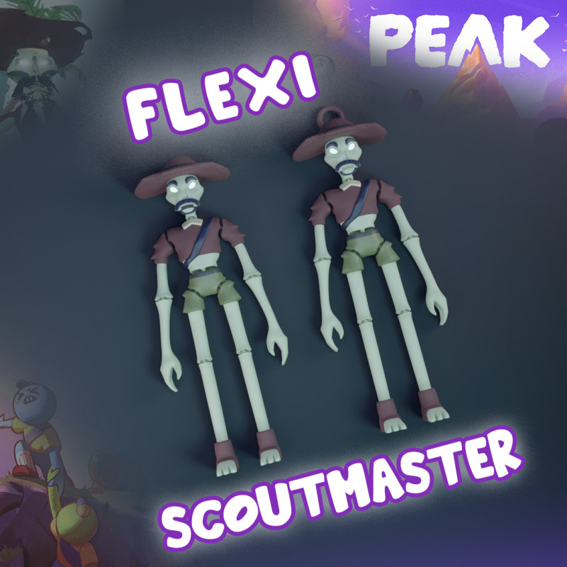 Scoutmaster Flexi Fanart PEAK Game Modello di stampa 3D .c4d .max .obj .3ds .fbx .stl .blend