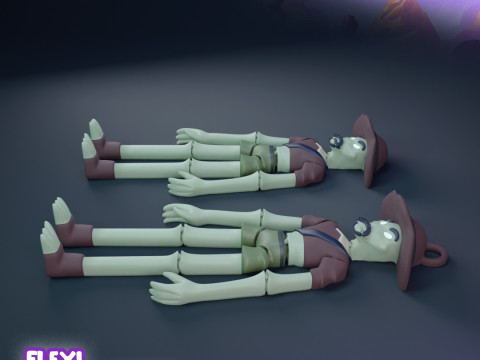 Scoutmaster Flexi Fanart PEAK Game Modello di stampa 3D