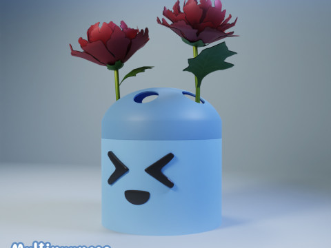 Multipurpose container Pencil holder Rose Holder Jars Model do druku 3D