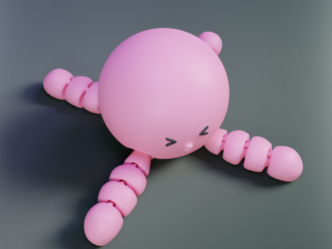 Takopi Flexi Character - Takopi no Genzai - Expressions 3D प्रिंट मॉडल
