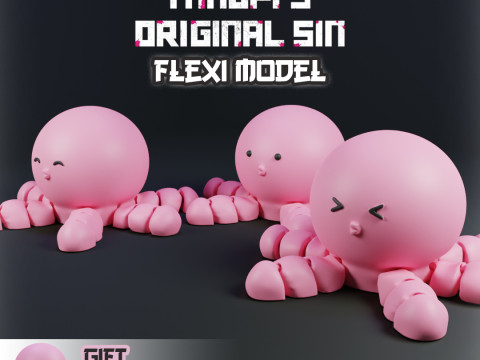 Takopi Flexi - Takopis Original Sin - Expressions 3D printmodel