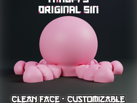 Takopi Flexi - Takopis Original Sin - Expressions Model do druku 3D