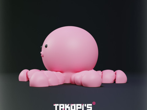 Takopi Flexi - Takopis Original Sin - Expressions Model do druku 3D