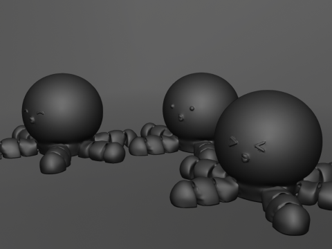 Takopi Flexi - Takopis Original Sin - Expressions Model do druku 3D