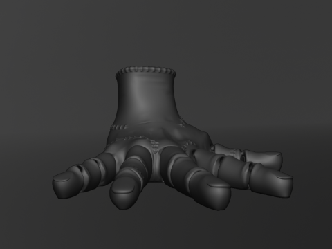 The Thing - Fingers - Merlina Series - Wednesday - Flexi 3D Baskı Modeli